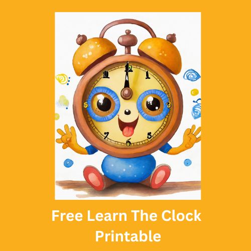 Learn the Clock Printable
